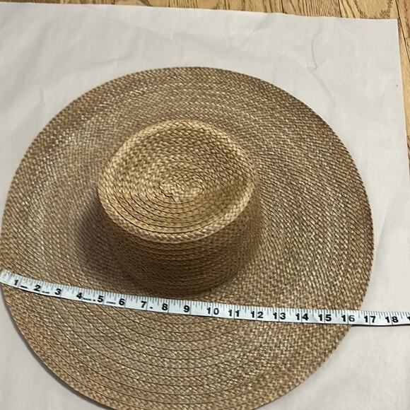 I. J HERMAN WIDE BRIM STRAW HAT - Picture 7 of 7
